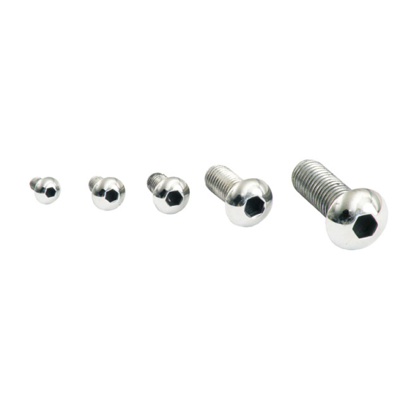 M4 X 8MM BUTTONHEAD BOLT, POLISHED SS 523608