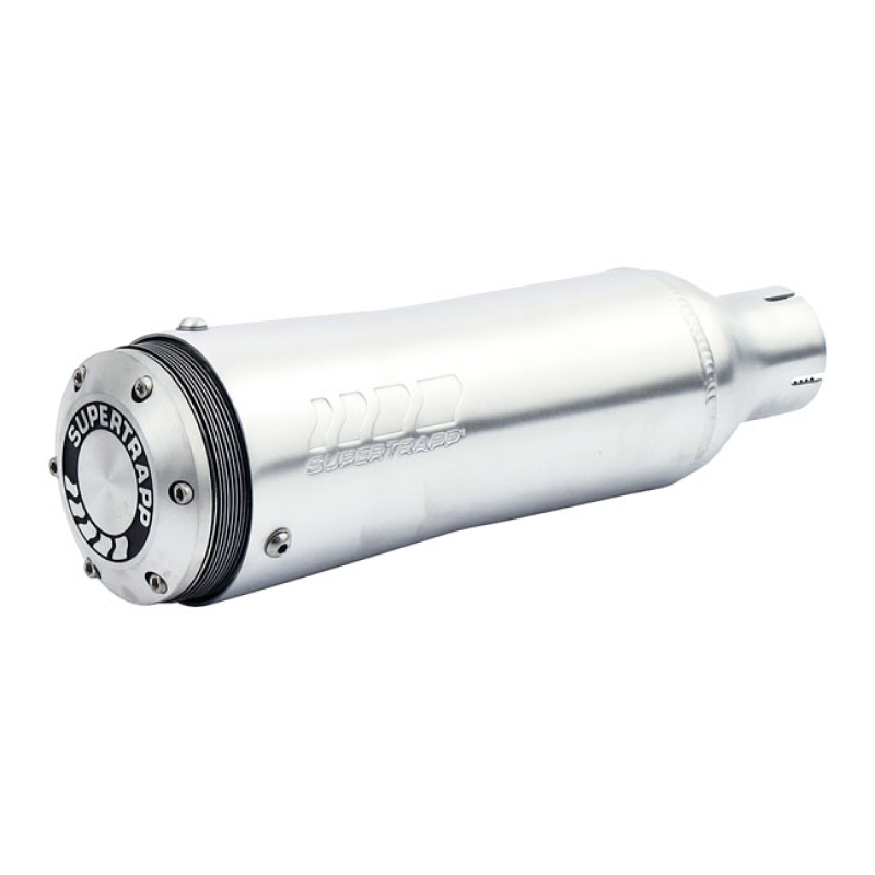 SUPERTRAPP, INTERNAL DISC 4" ALU RACING SLIP-ON MUFFLER 526558