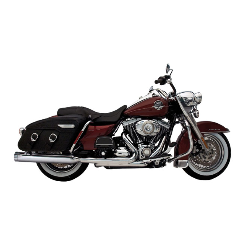 KERKER, STOUT 4" SLIP-ON MUFFLER SET. CHROME 526641