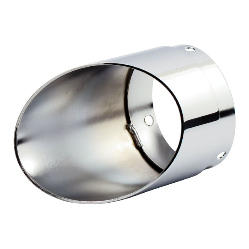 KERKER, SLASH CUT END CAP. CHROME 526749