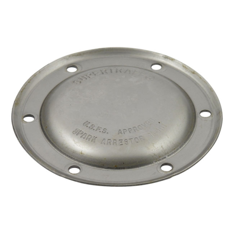 SUPERTRAPP, CLOSED 5" END CAP. NON-POLISHED 526809