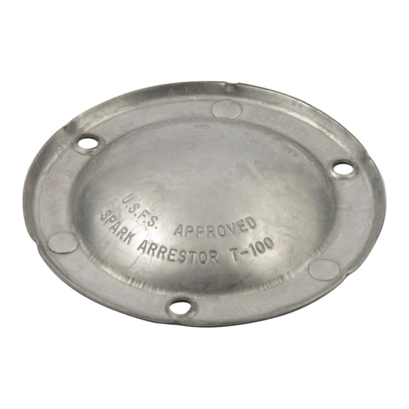 SUPERTRAPP, CLOSED 3" END CAP. NON-POLISHED 526834