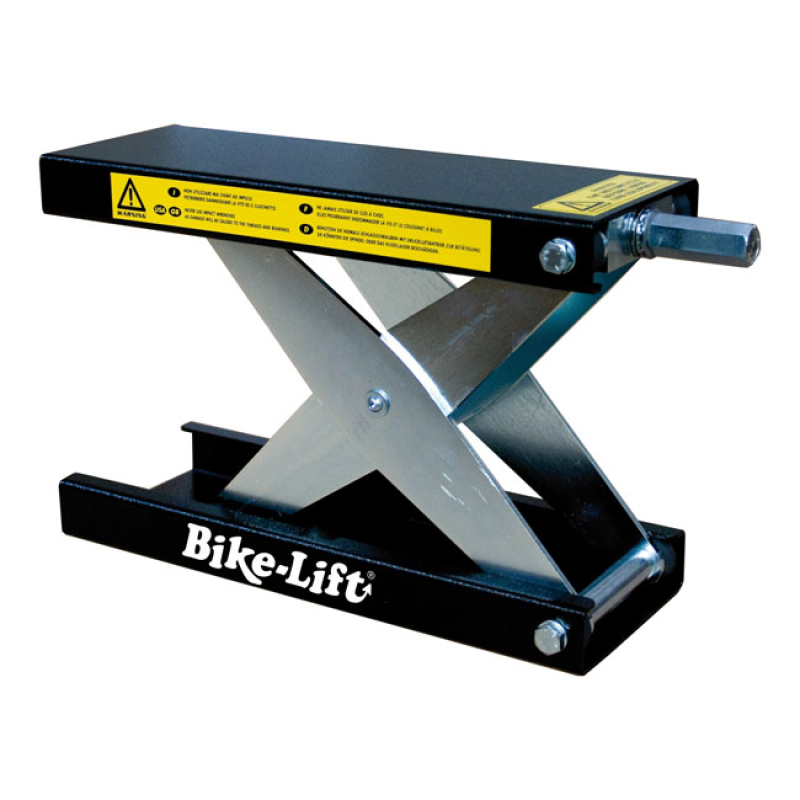 BIKE LIFT, MECHANICAL MOTORCYCLE CENTER LIFT BLACK POWDER COATED AND Z 529211