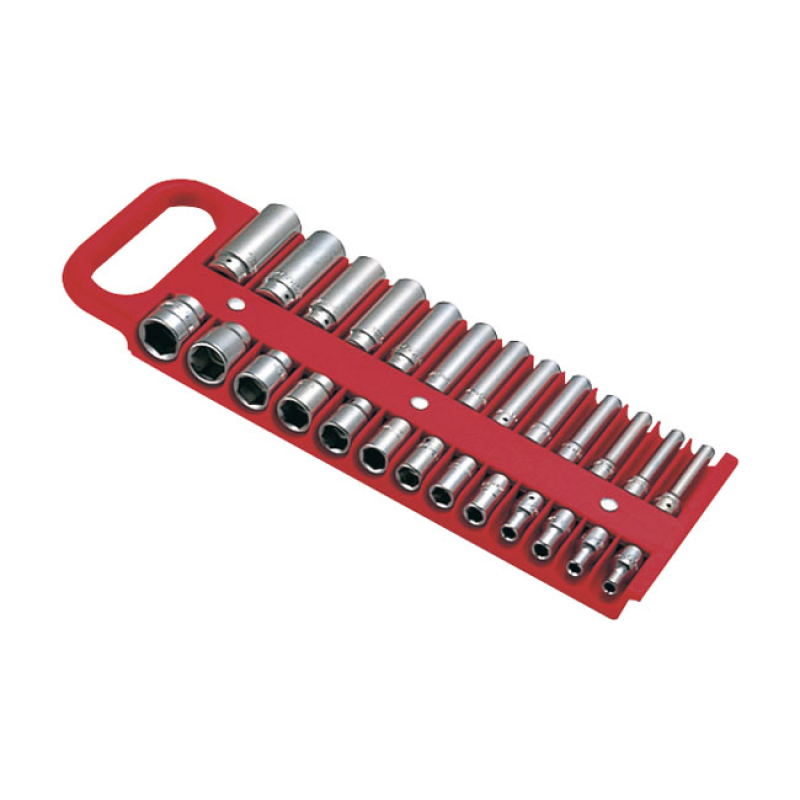 LISLE, 1/4" MAGNETIC SOCKET HOLDER, RED RED. STRONG ABS PLASTIC. CLAMP 530818
