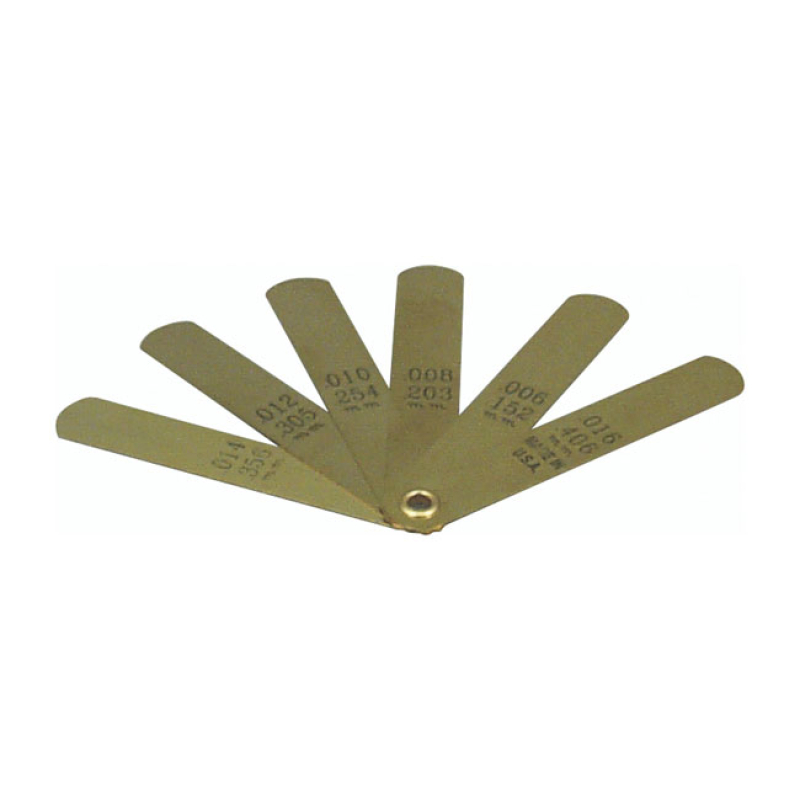 LISLE, FEELER GAUGE. BRASS BLADES 530852