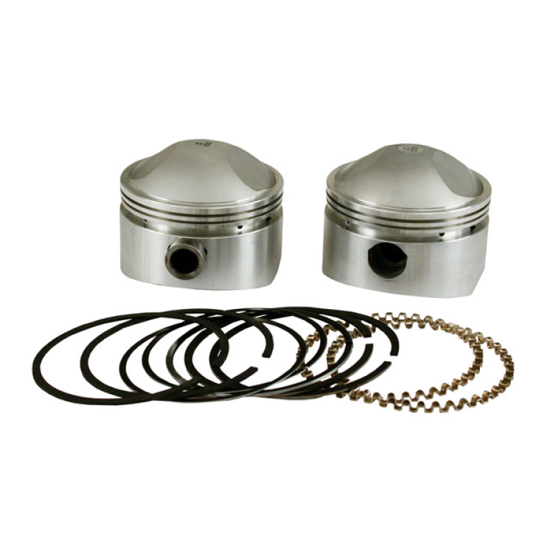 S&S, 3-7/16" FORGED STROKER PISTON KIT. STD 531772