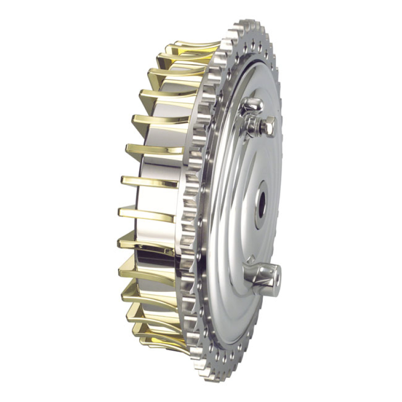 K-TECH, HYDR, BRAKE DRUM SET BRASS FINS, RADICAL RETRO 532115