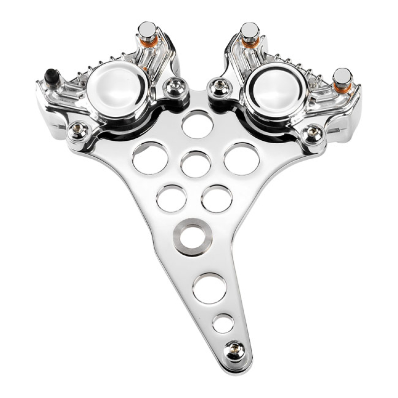 K-TECH SUPER FRENI REAR CALIPER BRACKET. POLISHED STAINLESS STEEL MOUN 532448