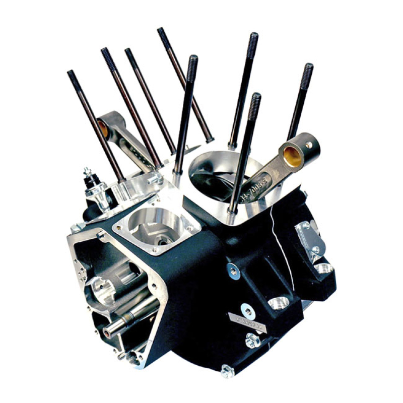 S&S, 92-99 B.T. 1340CC SHORT BLOCK ASSEMBLY. BLACK 532615