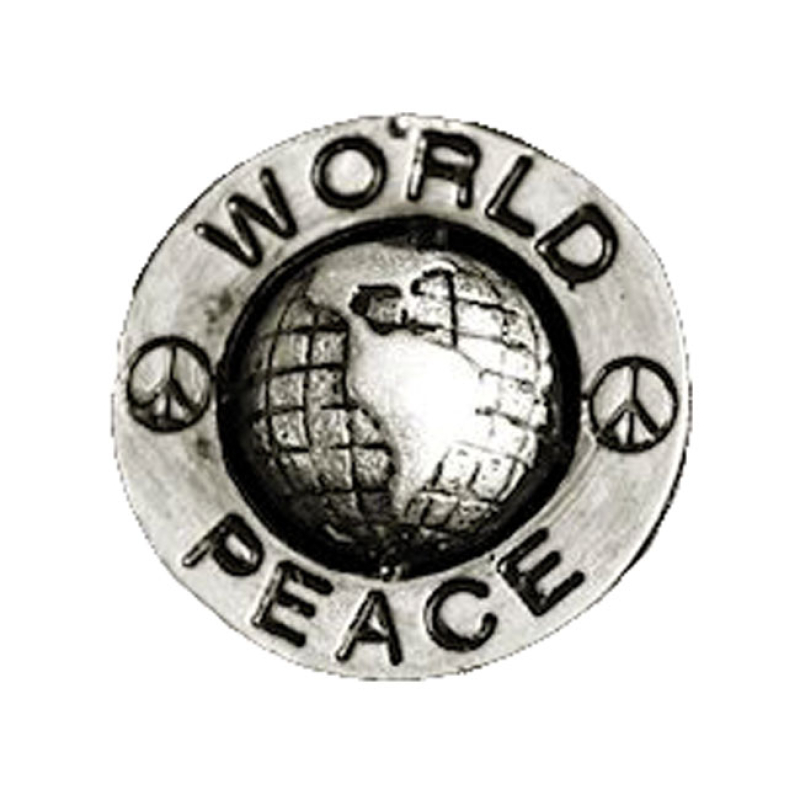 WORLD PEACE BIKER PIN IF YOU LOVE RIDING YOUR BIKE AND SHOWING OFF YOU 535951