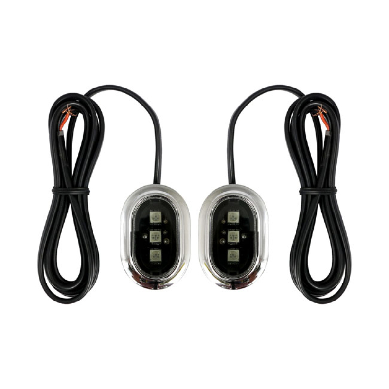 CUSTOM DYNAMICS, ANTENNA REPLACING LIGHT SET. CHROME 536931