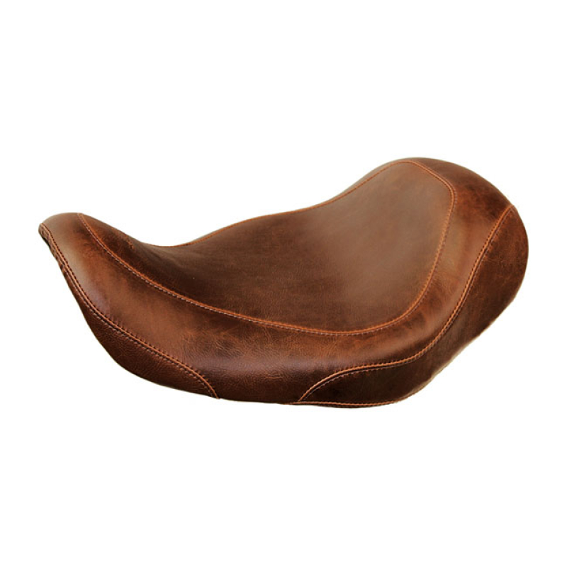 MUSTANG, WIDE TRIPPER SOLO SEAT DISTRESSED BROWN. BLACK. 13" WIDE. STA 537013