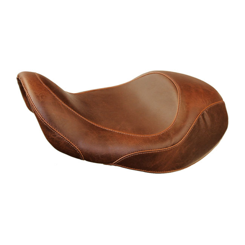 MUSTANG, WIDE TRIPPER FORWARD SOLO SEAT DISTRESSED BROWN. 13" WIDE. ST 537023