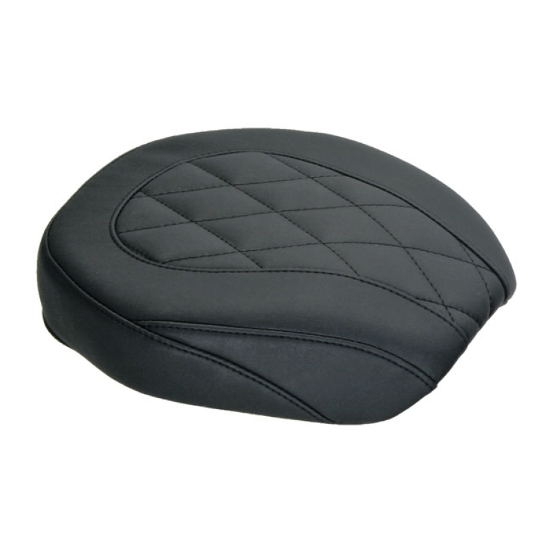 MUSTANG, WIDE TRIPPER PASSENGER SEAT BLACK. 10.5" WIDE. DIAMOND STYLE 537031