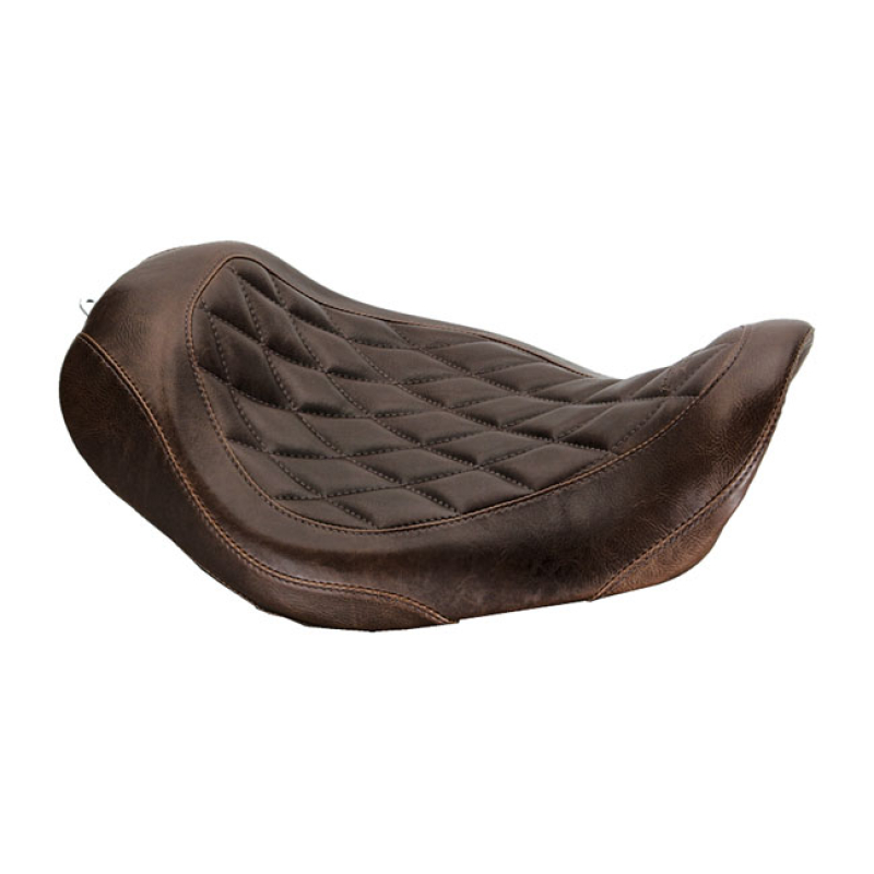 MUSTANG, WIDE TRIPPER SOLO SEAT DISTRESSED BROWN. 13" WIDE. DIAMOND ST 537032
