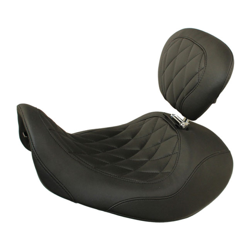 MUSTANG, WIDE TRIPPER FORWARD SOLO SEAT. WITH RIDER BACKREST BLACK. 13 537038