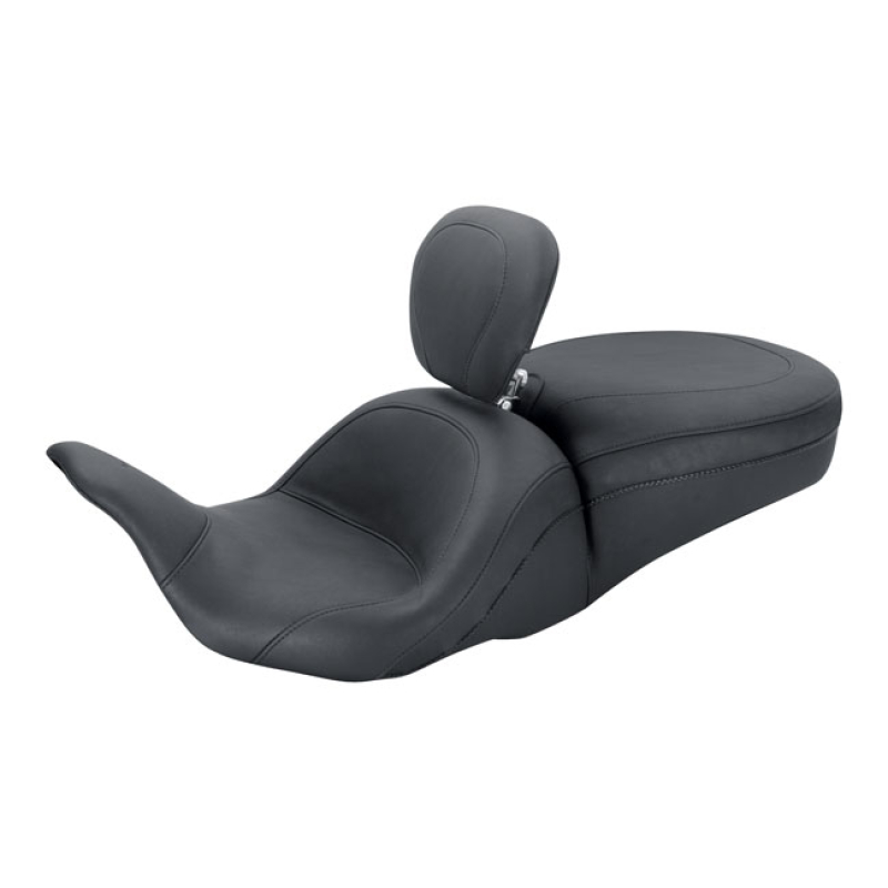 MUSTANG, LOWDOWN TOURING SEAT. WITH RIDER BACKREST 537062