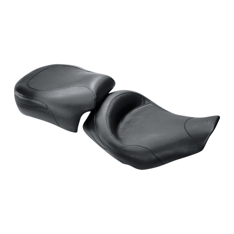 MUSTANG, STANDARD TOURING SOLO SEAT BLACK. 15" WIDE. STANDARD STYLE ST 537090