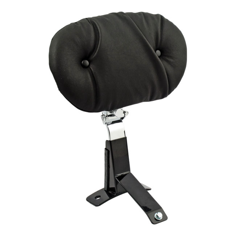 MUSTANG, RIDER BACKREST KIT. REGAL BLACK. SMOOTH. PAD DIMENSION APPROX 537119