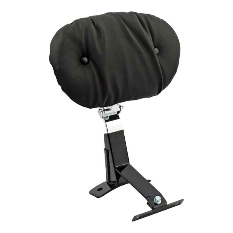 MUSTANG, RIDER BACKREST KIT. REGAL BLACK. SMOOTH. PAD DIMENSION APPROX 537122