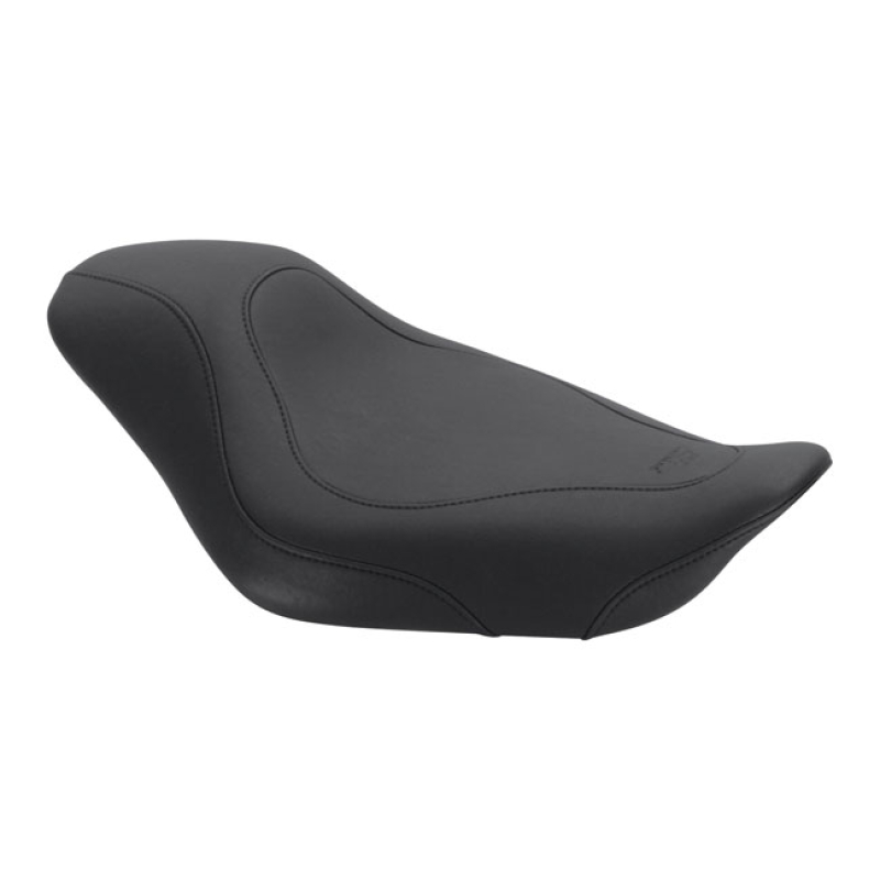 MUSTANG, LOW TRIPPER SOLO SEAT BLACK. 11" WIDE. STANDARD STYLE STITCH. 537274