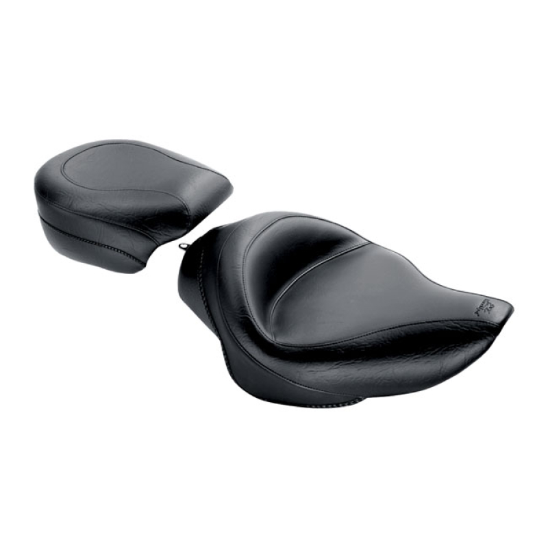 MUSTANG, WIDE TOURING PASSENGER SEAT BLACK. 10.5" WIDE. 537282