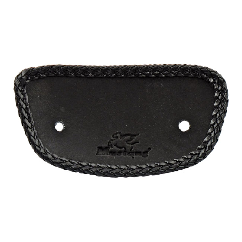 MUSTANG, MINI FENDER BIB. PLAIN WITH BRAIDED EDGES. BLACK BLACK. APPRO 537379