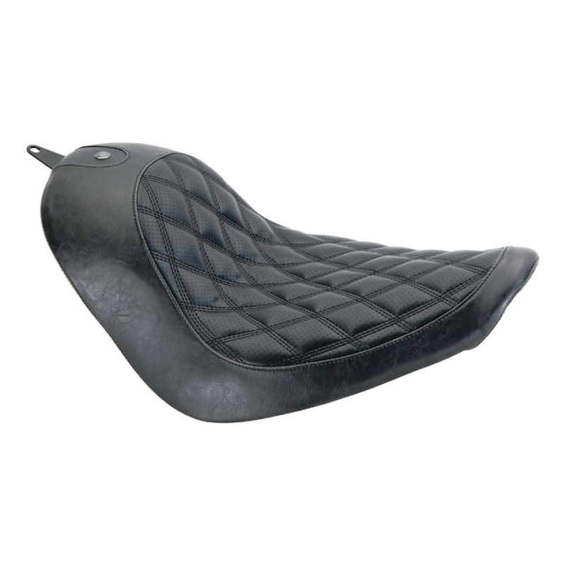 ROLAND SANDS DESIGN, BOSS SOLO SEAT. BLACK TRIPLE DIAMOND STITCHED DES 537423
