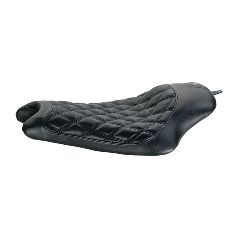 ROLAND SANDS DESIGN, BOSS SOLO SEAT. BLACK TRIPLE DIAMOND STITCHED DES 537424