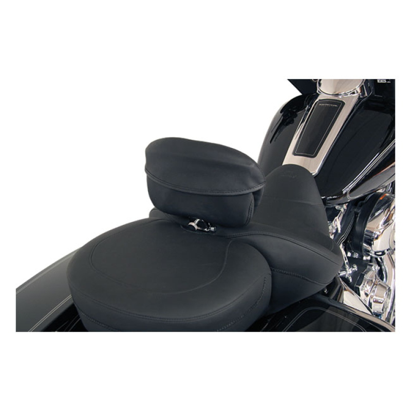 MUSTANG, RIDER BACKREST COVER/POUCH. SPORT TOURING BLACK. 11" TOP WIDT 537540