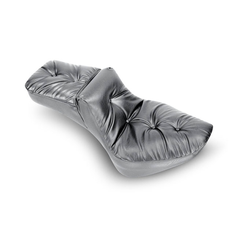 MUSTANG, WIDE REGAL DUKE 2-UP SEAT BLACK. EXTRA WIDE. FRONT WIDTH 13.5 537555