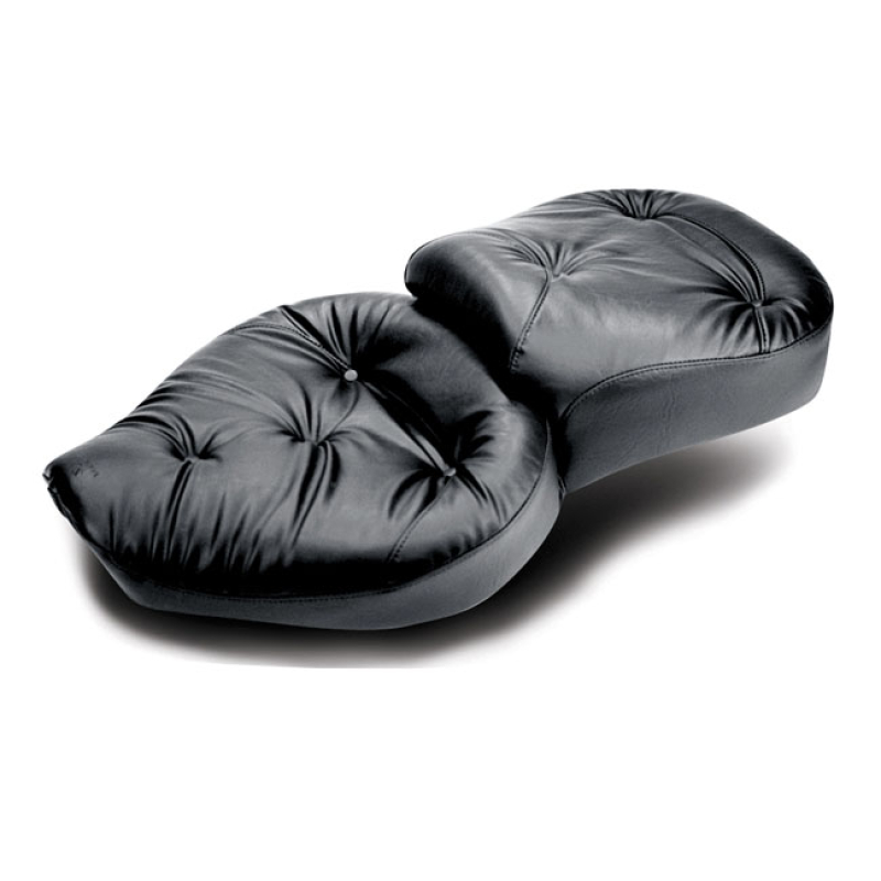 MUSTANG, REGAL WIDE TOURING SEAT BLACK. FRONT 15" WIDE, REAR 12" WIDE. 537569