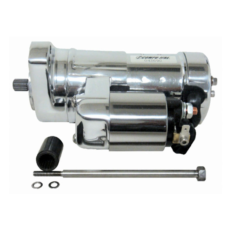 COMPU-FIRE, GEN3  STARTER MOTOR. 2.0KW. CHROME 538421