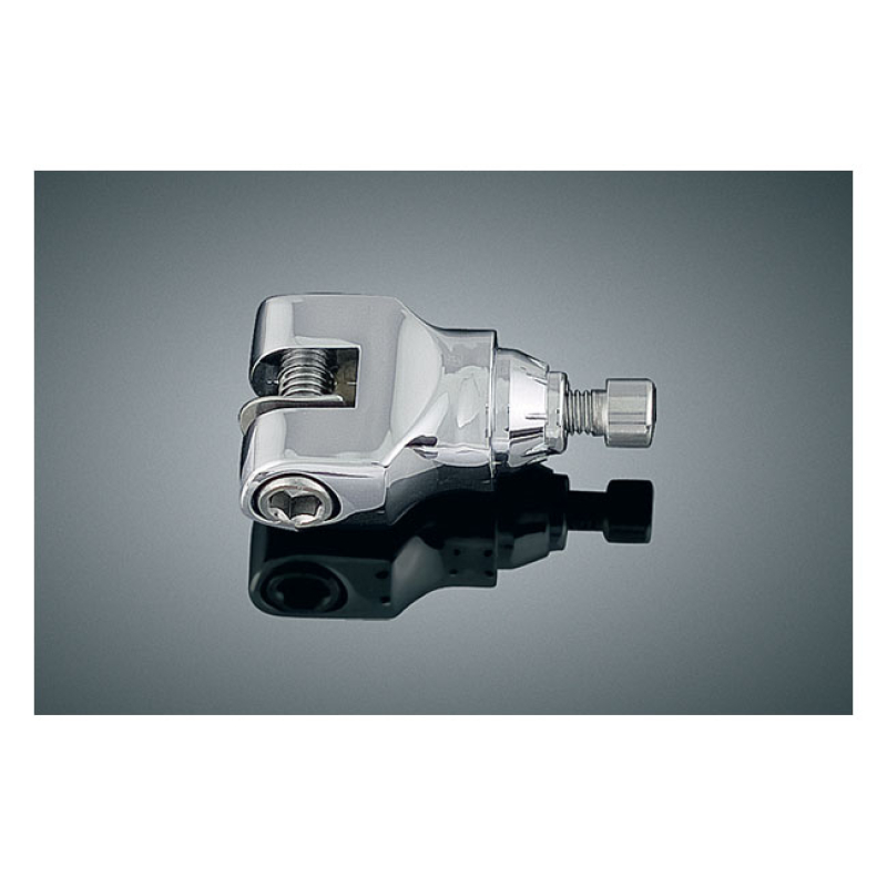 KURYAKYN, REPLACEMENT SERRATED FOOTPEG CLEVIS. CHROME SERRATED CLEVIS 541174