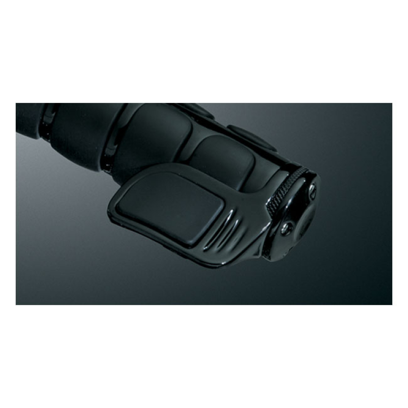 KURYAKYN, ISO CONTOURED THROTTLE BOSS. RIGHT. BLACK GLOSS BLACK. LESS 541853