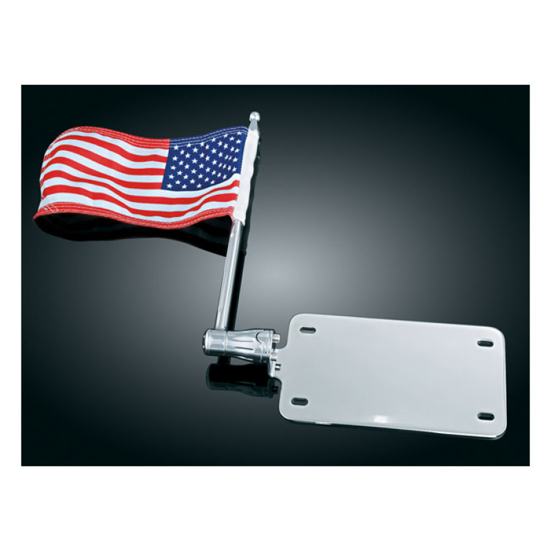 KURYAKYN LICENSE PLATE MOUNTED FLAG 541932