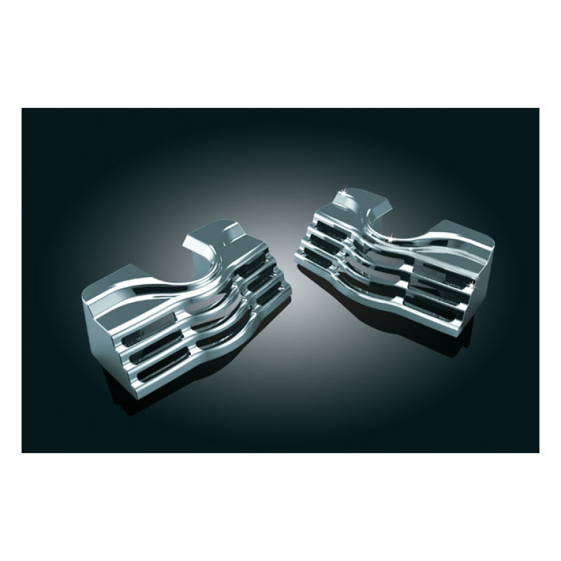 KURYAKYN, STEPPED SPARK PLUG & HEAD BOLT COVERS CHROME PLATED. INSTALL 542293