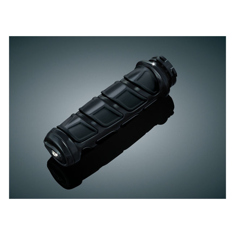 KURYAKYN, KINETIC GRIPS GLOSS BLACK. DESIGNED TO MATCH THE KURYAKYN KI 542489