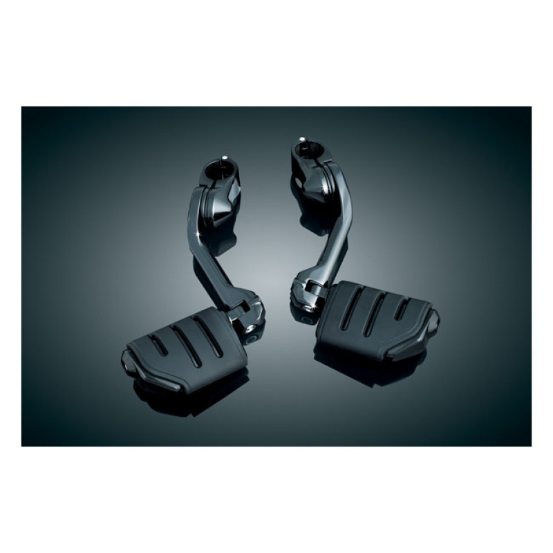 KURYAKYN, TOUR-TECH CRUISE MOUNTS WITH TRIDENT PEGS GLOSS BLACK FINISH 542569