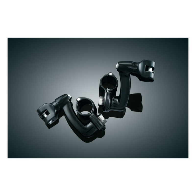 KURYAKYN, EXTENDED FOOTPEG OFFSET MOUNT KIT. BLACK 542783