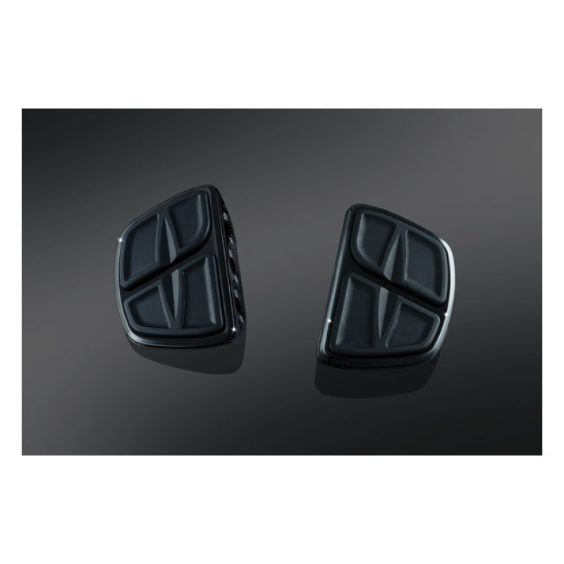 KURYAKYN, KINETIC MINI FLOORBOARD SET. GLOSS BLACK WITHOUT ADAPTERS. T 542825
