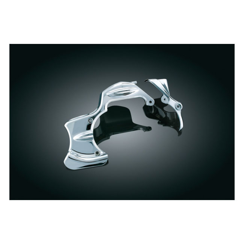 KURYAKYN, TRANSMISSION SHROUD. CHROME FRONT & REAR SECTION. COMPATIBLE 542858