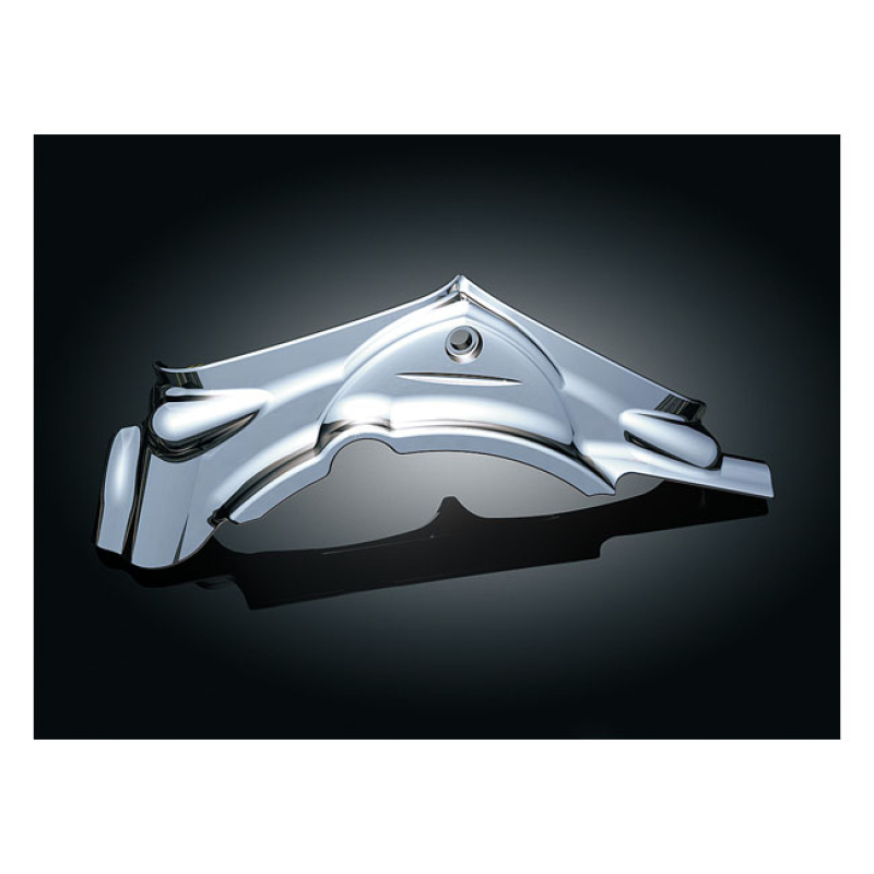 KURYAKYN, CYLINDER BASE COVER. CHROME DIE-CAST ALUMINUM CONSTRUCTION. 544985