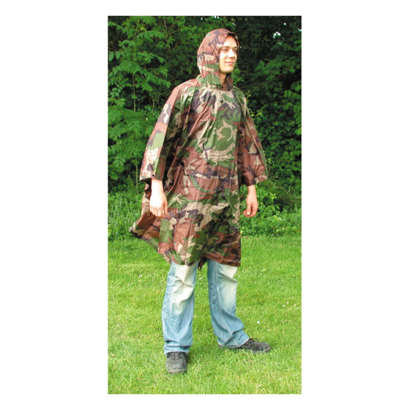 FOSTEX PONCHO WOODLAND CAMO 545148
