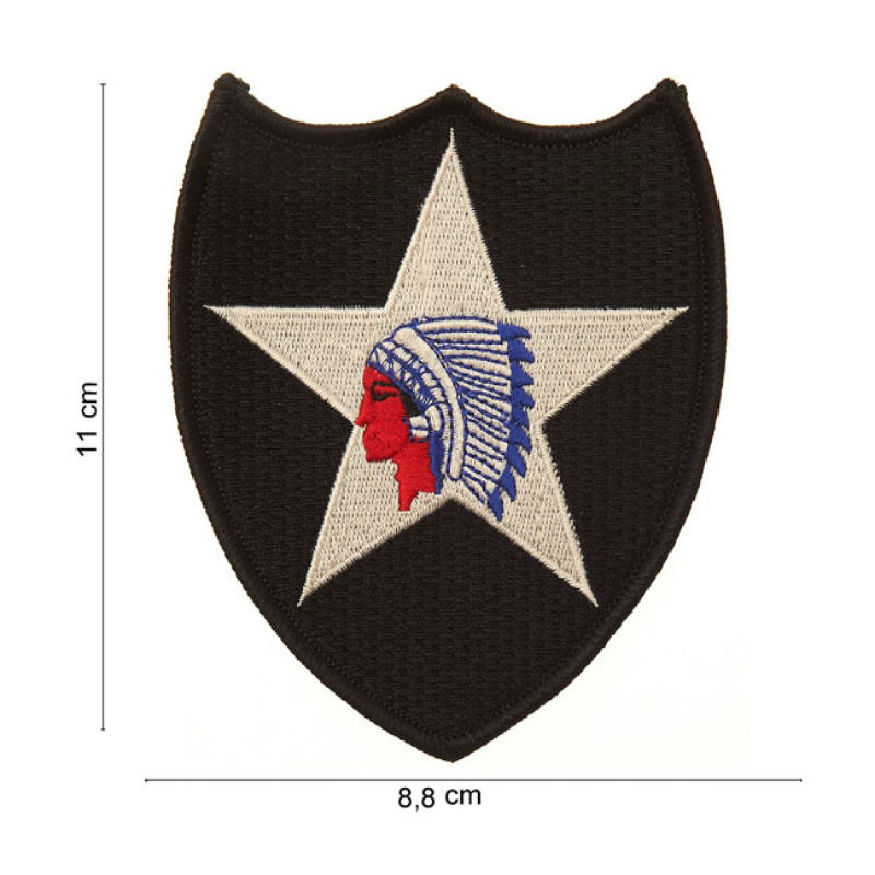 PATCH 2ND INFANTRY DIVISION 11 X 8,8CM 545599
