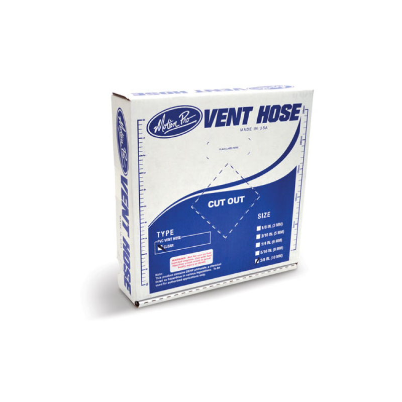 MOTION PRO, PVC FUEL HOSE. CLEAR. 1/8" 3/8" (10MM) ID; 9/16" (14MM) OD 547158