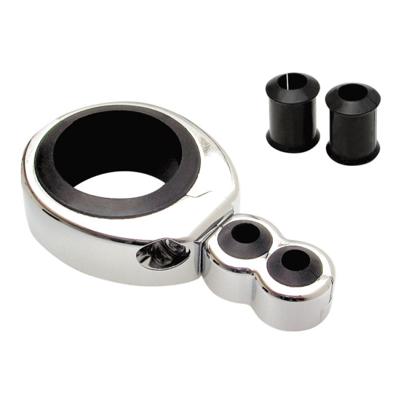 MOTION PRO, SWIVEL HEAD CLAMPS CHROME, DUAL SWIVEL 1" & 1-1/8" 547195