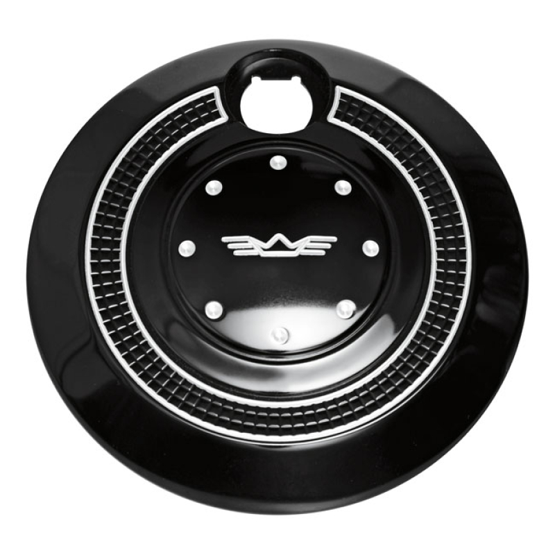 REBUFFINI, 'REA' FUEL TANK DOOR COVER. BLACK CC 549090