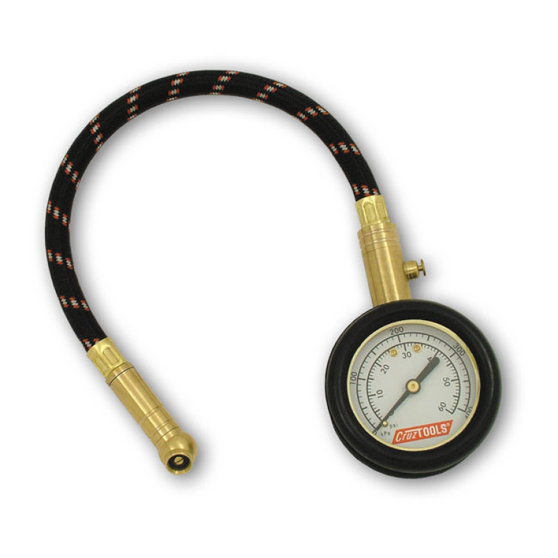 CRUZTOOLS, TIREPRO TIRE PRESSURE GAUGE 60 PSI AND 400 KPA FACE (APPROX 550119
