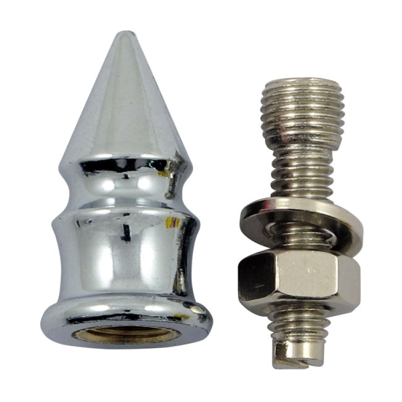 TRIK TOPZ LICENSE PLATE MOUNTS SPIKE CHROME LICENSE PLATE MOUNTS FOR T 555953